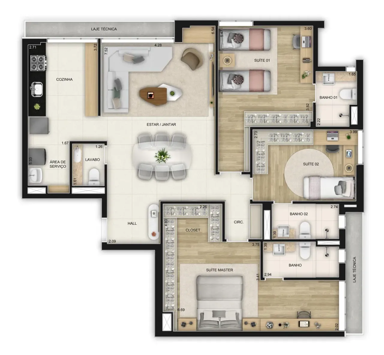 PLANTA 112m²