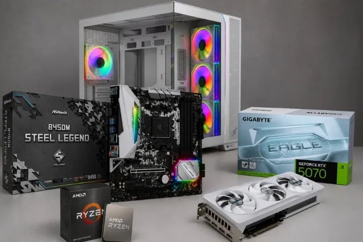 PC Gamer Completo Ryzen 7 5700x  + RTX 5070 + 16GB 3200mhz DDR4  - Foto 2