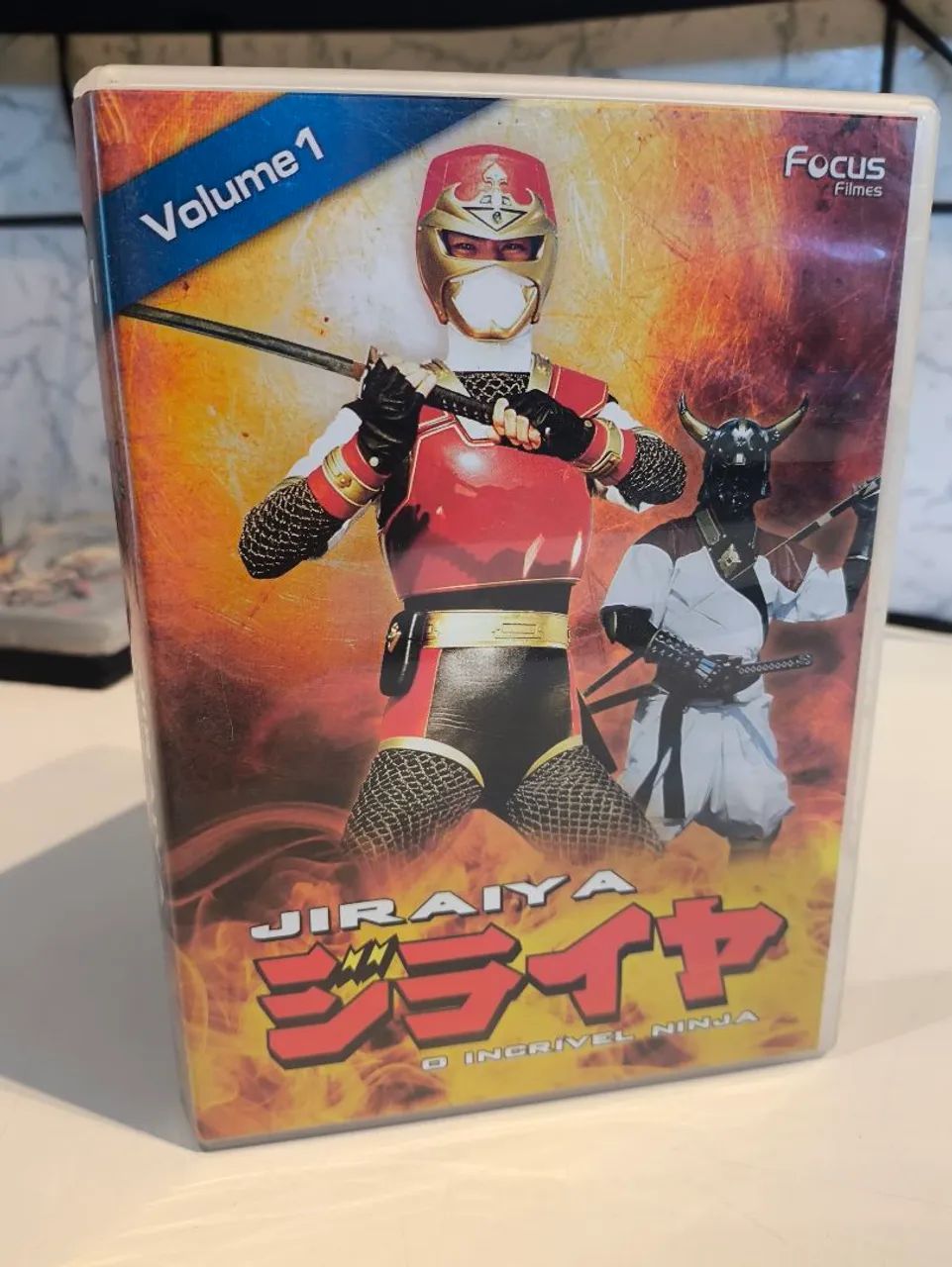 JIRAIYA - O INCRÍVEL NINJA  -  DVD VOLUME 1 - PARA COLECIONADORES 