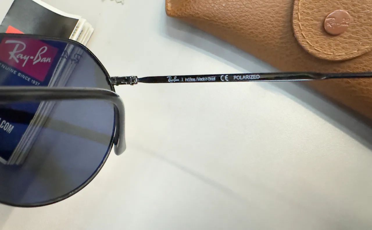 óculos de sol ray-ban 3565 polarizado - Foto 2