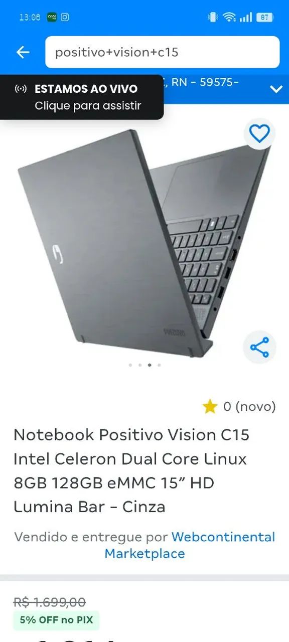 NOTEBOOK VISION C15 POSITIVO  - Foto 2