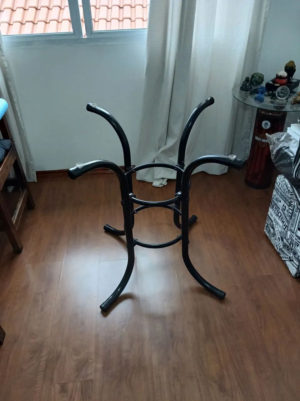 Mesa jantarcom tampo de vidro - Foto 4