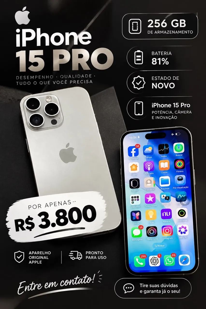 iPhone 15 pro 256gb