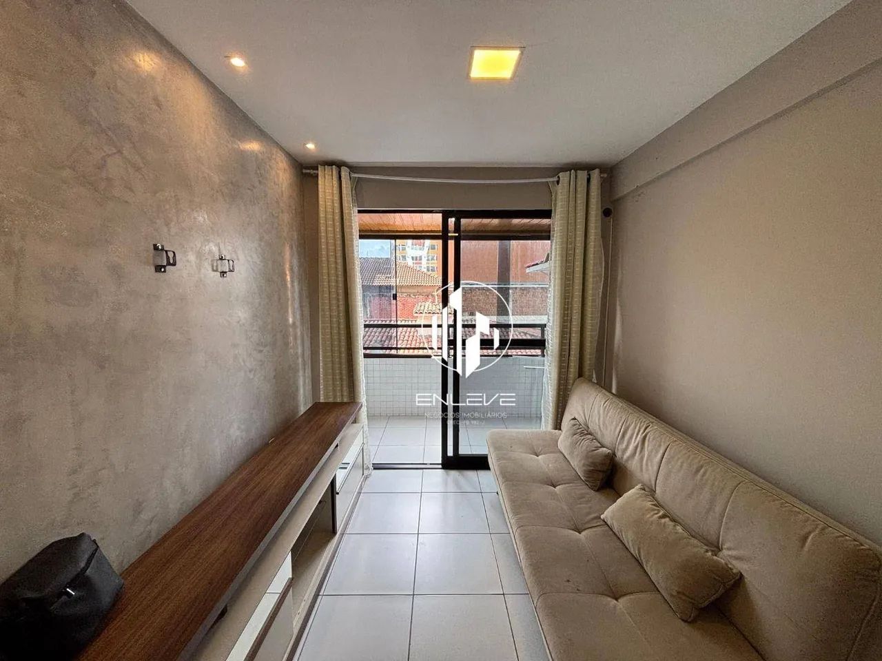 Apartamento mobiliado com 01 quarto à 150m do mar em Manaíra - Foto 2