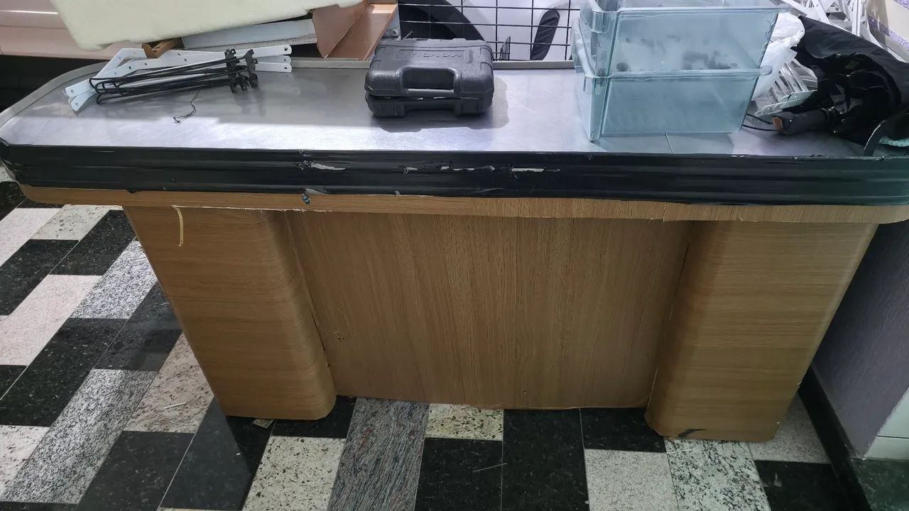 Caixa de supermercado / check-out com gaveta - R$ 1.200 - Foto 3