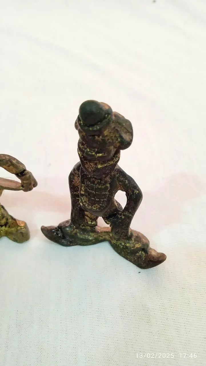 Miniatura de palhaço em metal fundido lote - Foto 4