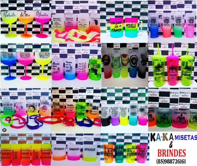 kaka misetas e brindes: camisas, copos, garrafas, cerâmicas etc. personalizados - Foto 4