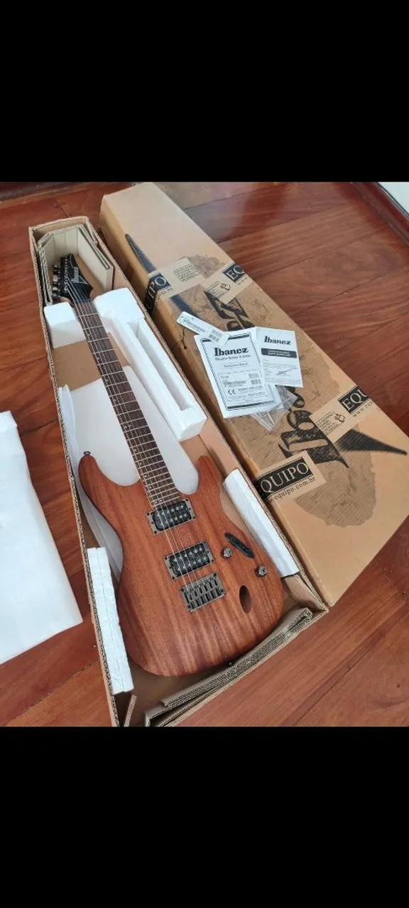 Raridade, guitarra Aria Pro II ZZ Series, mod. Explorer, Preta