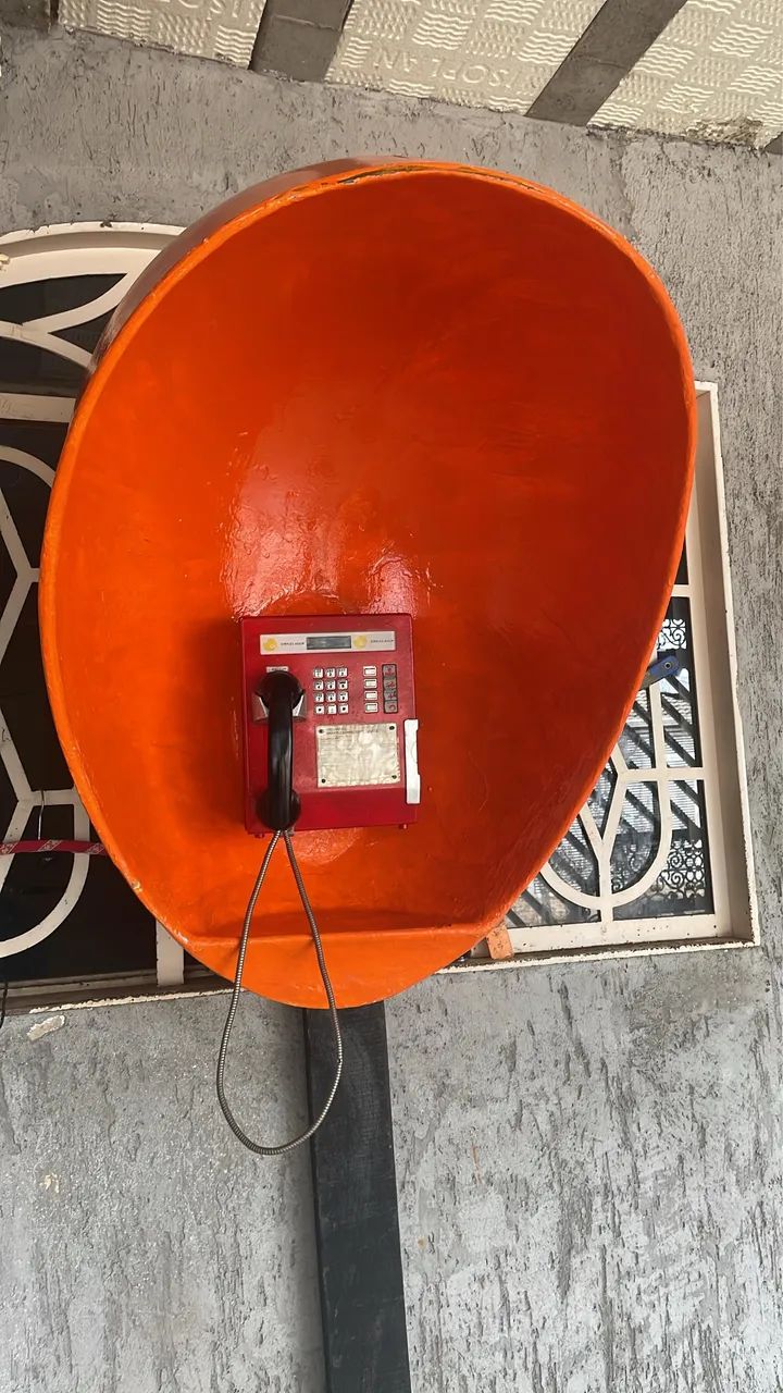 Telefone orelhão antigo - Foto 2