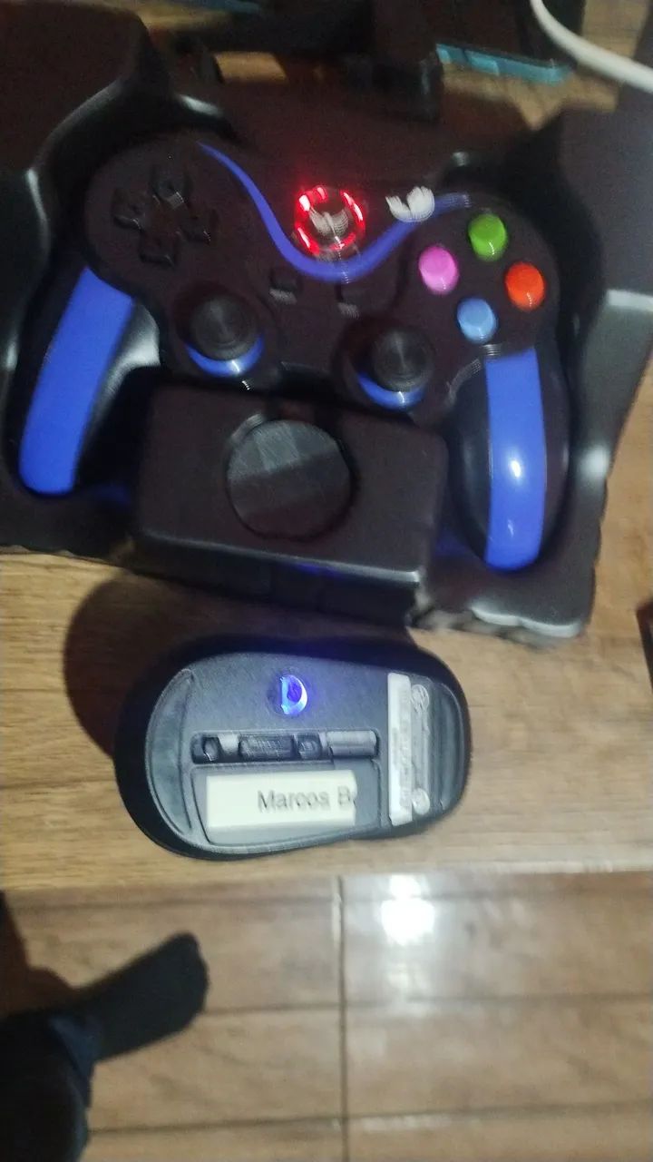 Controle sem fio e mouse sem fio - Foto 2