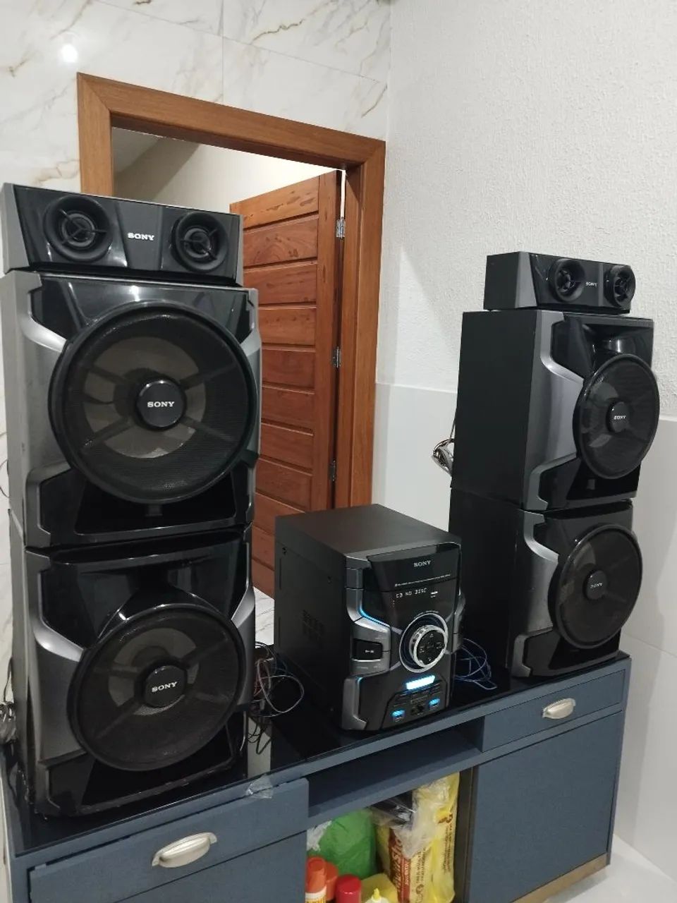 aparelho de som Sony gpx8 MHC -GPX8 super potente 1200 watts RMS