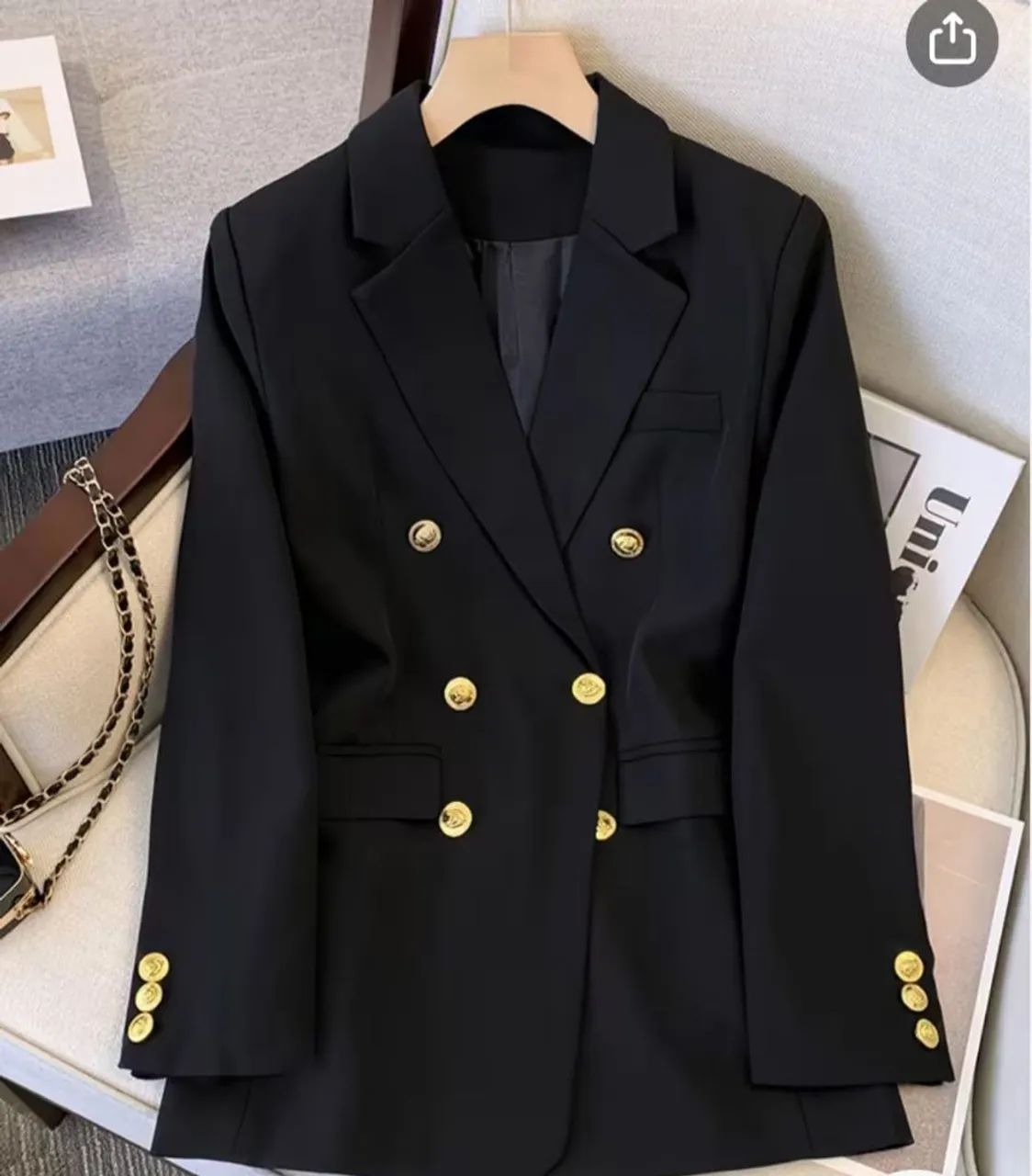 Blazer preto novo