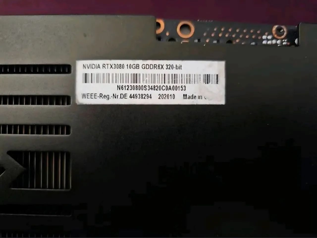 RTX 3080 10gb Manli - Foto 4