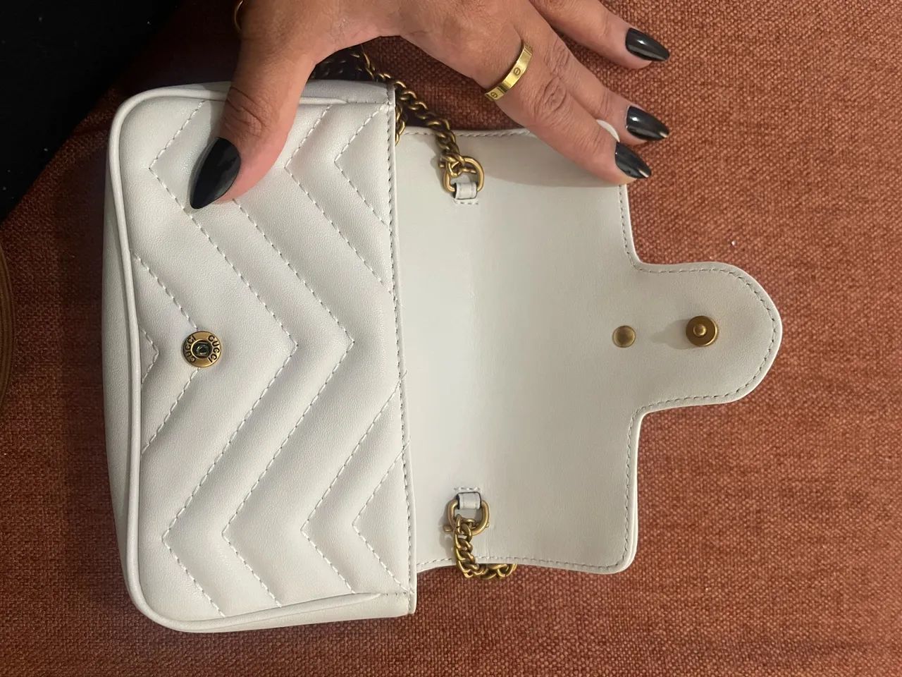 Bolsa da Gucci mini branca  - Foto 3