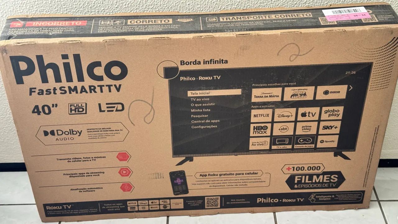 SMARTV PHILCO 40? NOVA - Foto 3