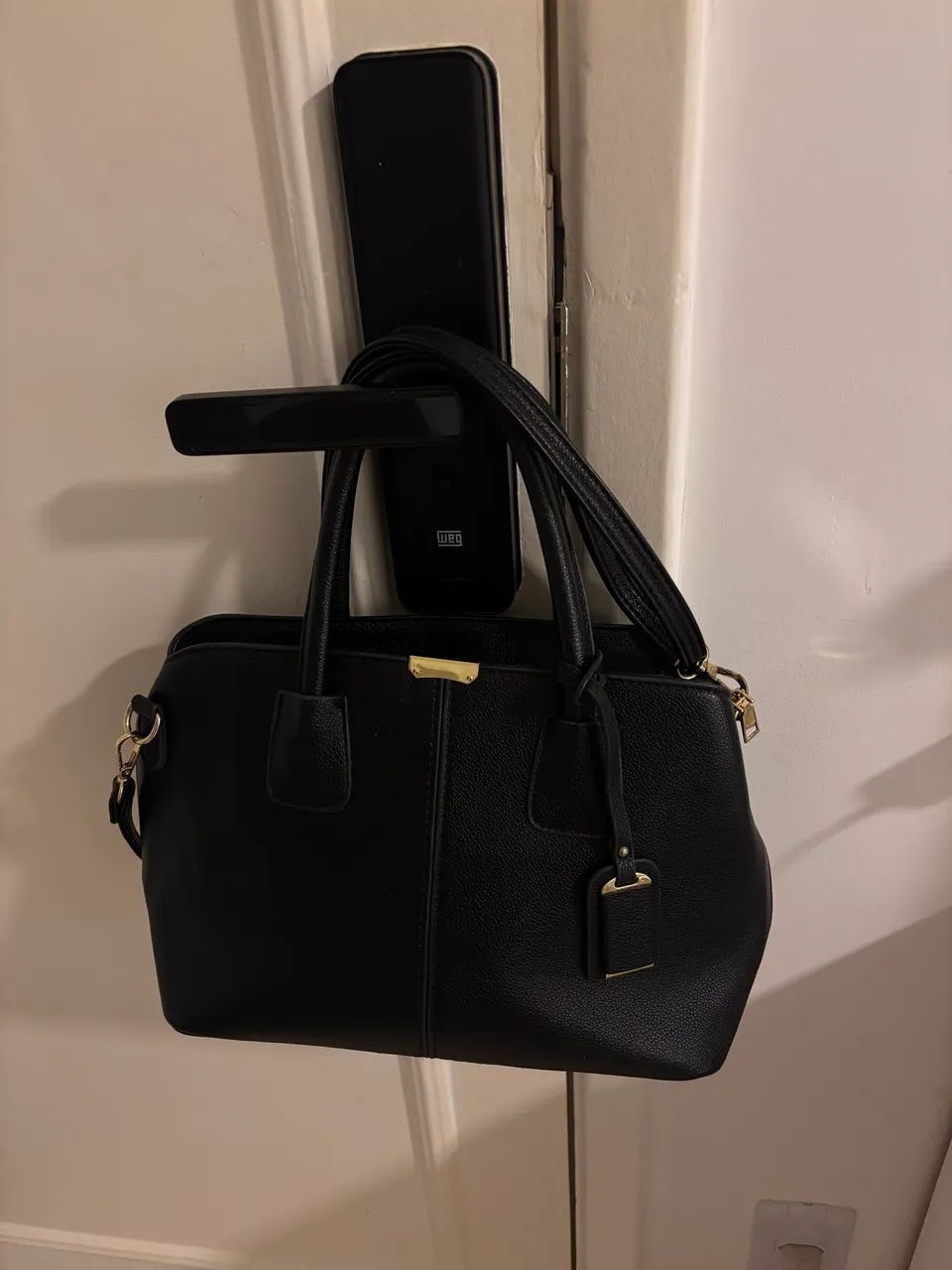 Bolsa couro artificial 