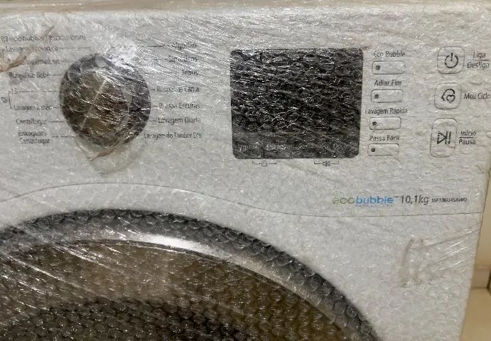Lavadora SAMSUNG EcoBubble 10,1 kg - Modelo WF106U4SAWQ - USADA APENAS 4 VEZES Estado NOVA - Foto 3