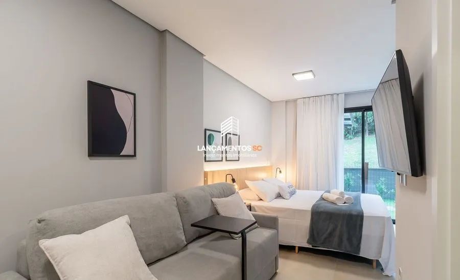 Studio novo, mobiliado e decorado, com 30m², Praia do Rosa, Imbituba/SC