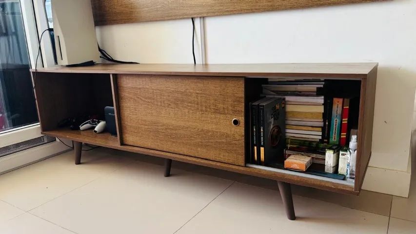 Rack com painel para TV até 65" Madesa Dubai Rustic
