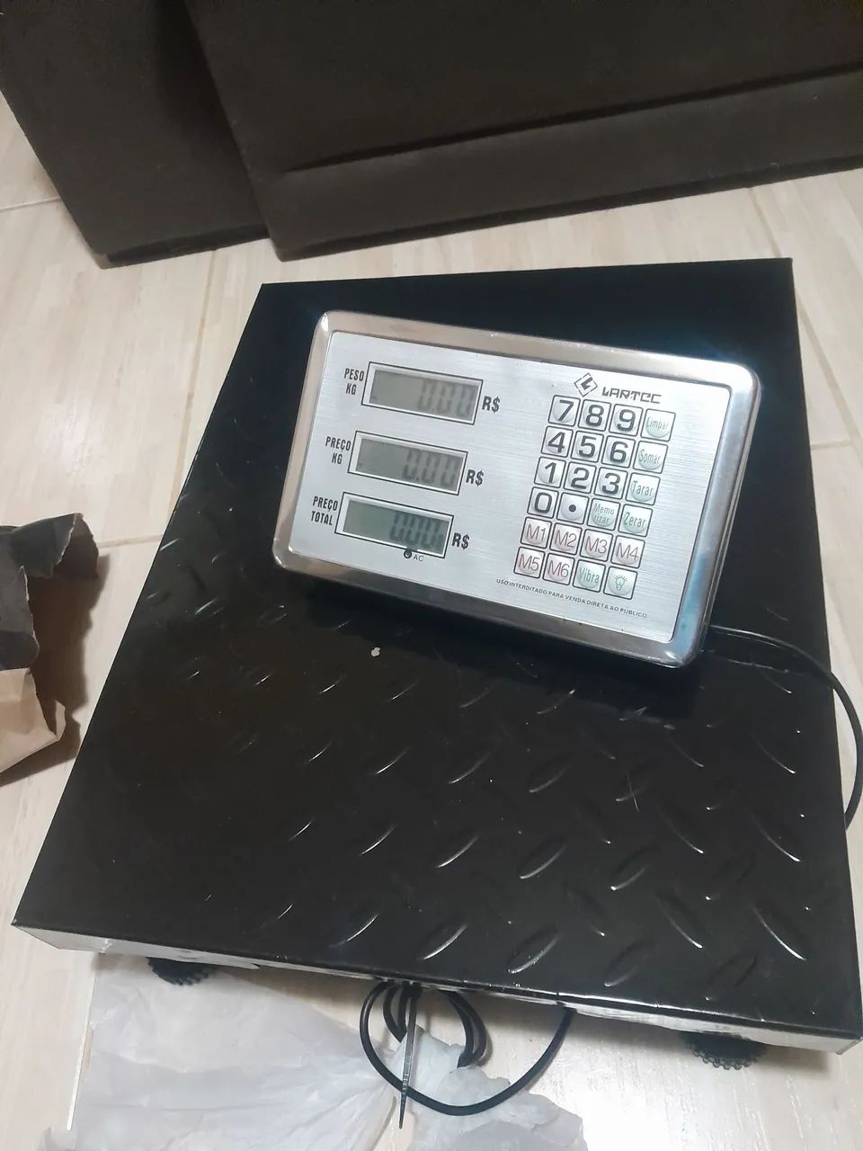 Balança plataforma 200kg nova  - Foto 2