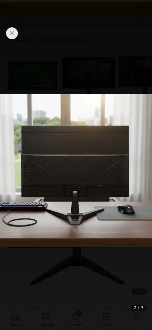 Monitor para pc na caixa vga e hdmi - Foto 2