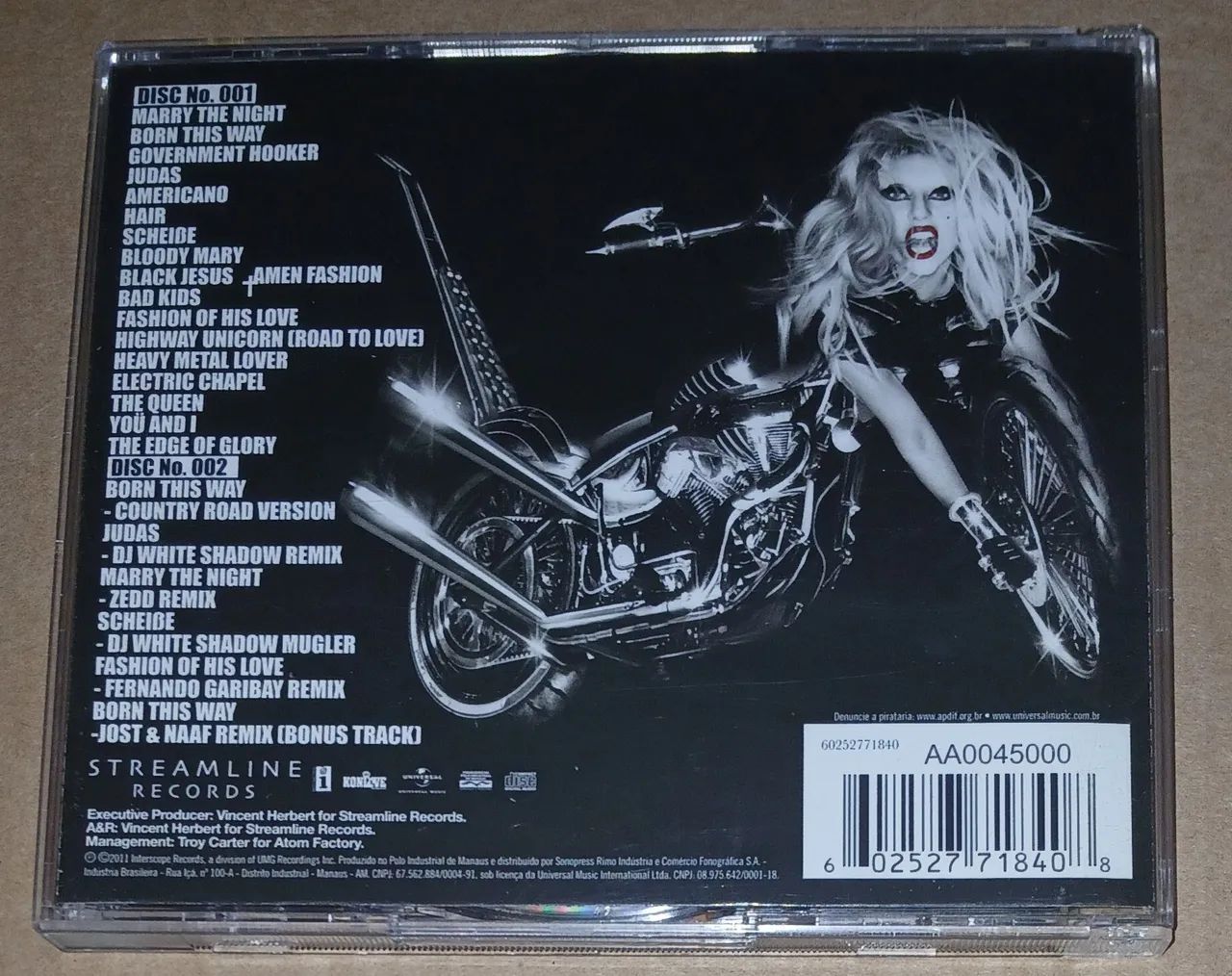 Cd Duplo Lady Gaga - Born This Way  - Foto 2