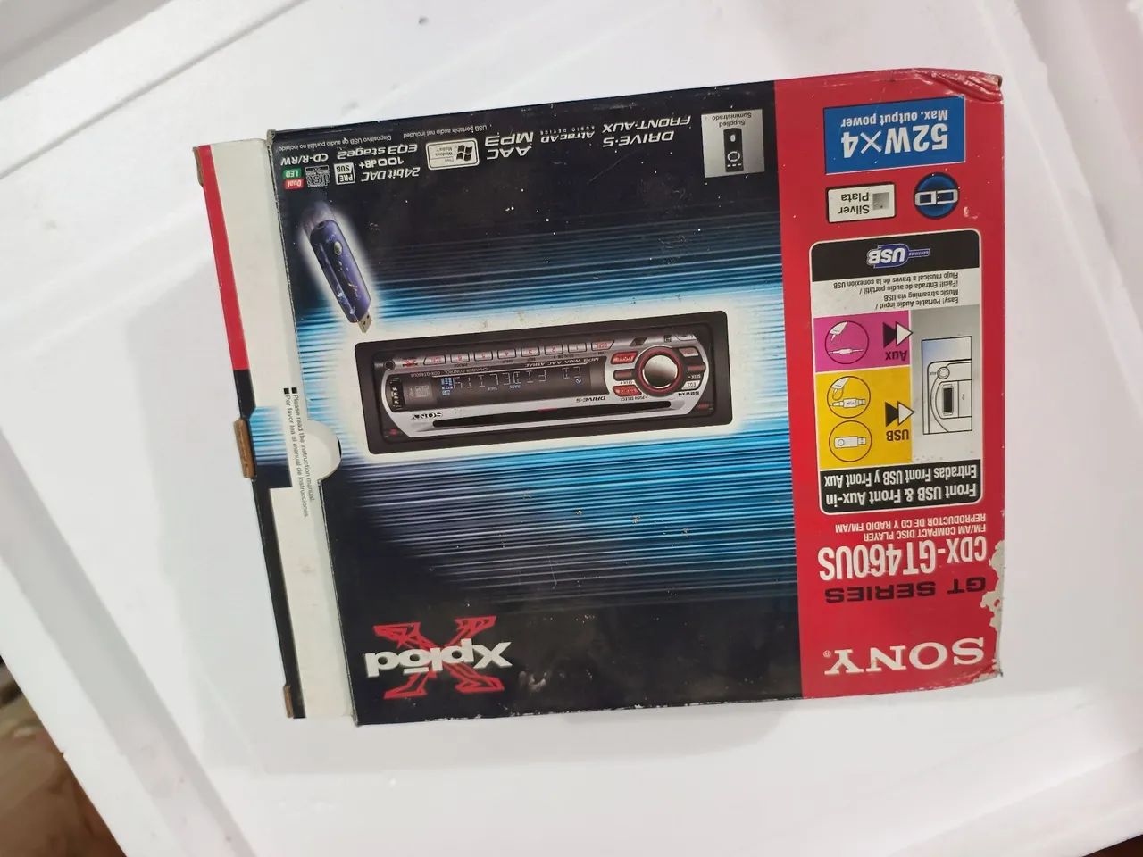 Caixa Vazia rádio Sony Explode 