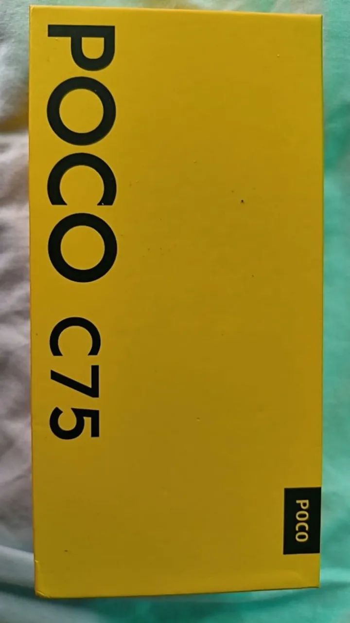 celular poco c75 com 256gb de armazenamento. aparelho usado em excelente estado - Foto 4