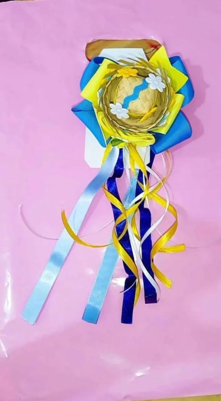 Vestido junino acompanha dois laços  - Foto 4