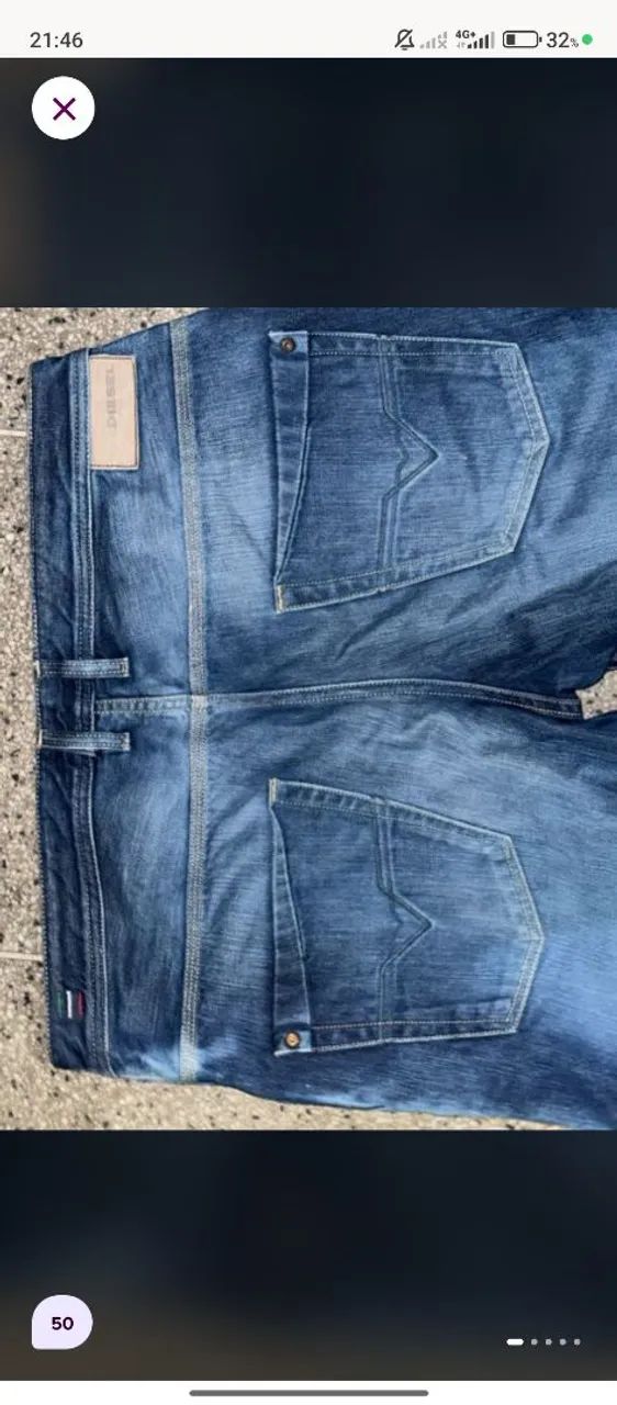 Calça Diesel Krooley Tam. 48 - Foto 4