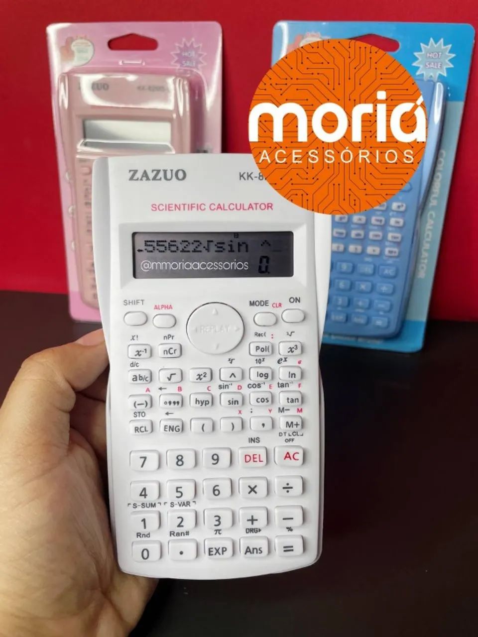 Calculadora Cientifica 82ms 240 Funções Display 2 Linhas com capa protetora Estudante - Foto 5