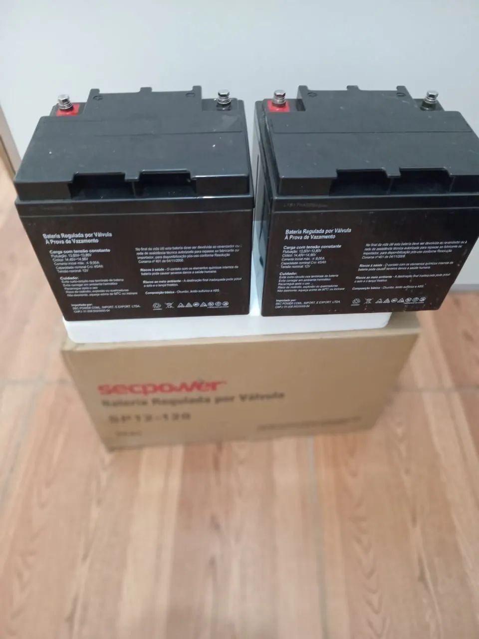 BATERIA SECPOWER 12V 45Ah - NOVA | R$ 250,00 - Foto 2