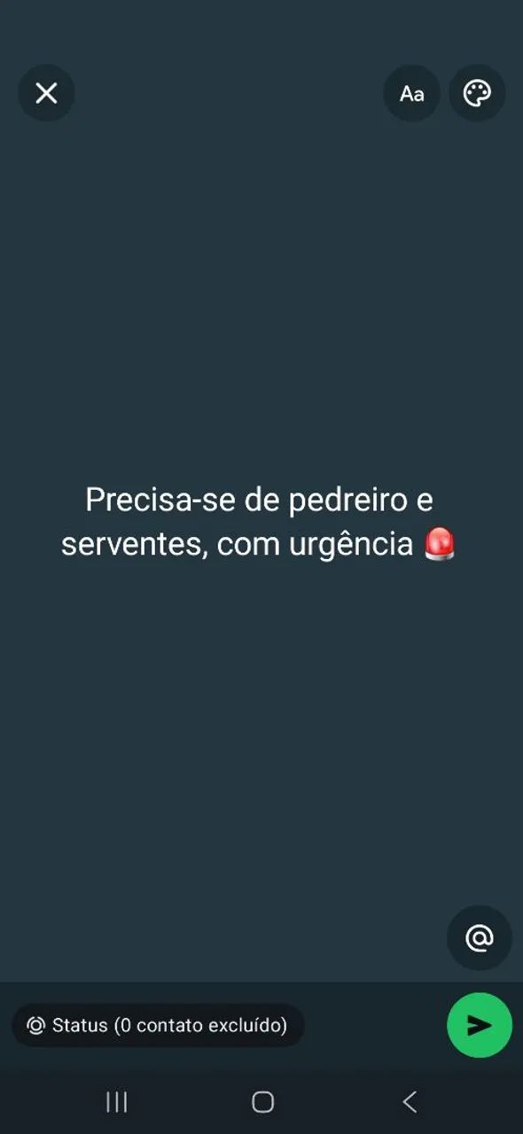 Pedreiro e servente 