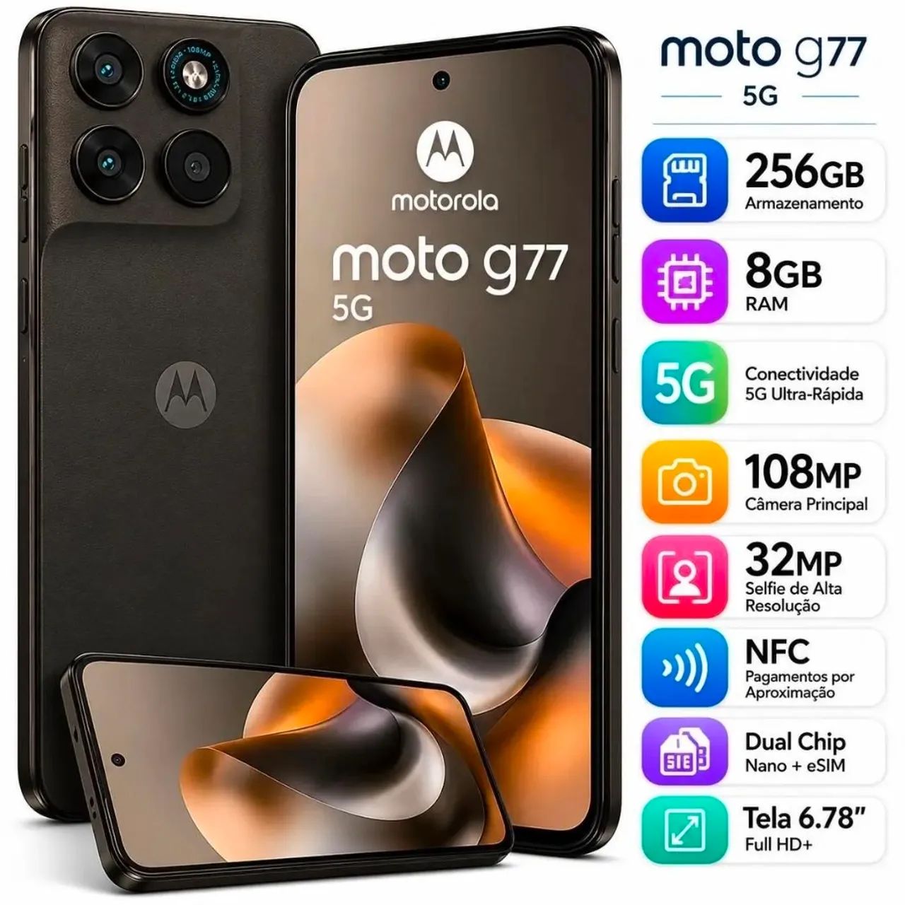 Moto G77 256GB - Foto 2