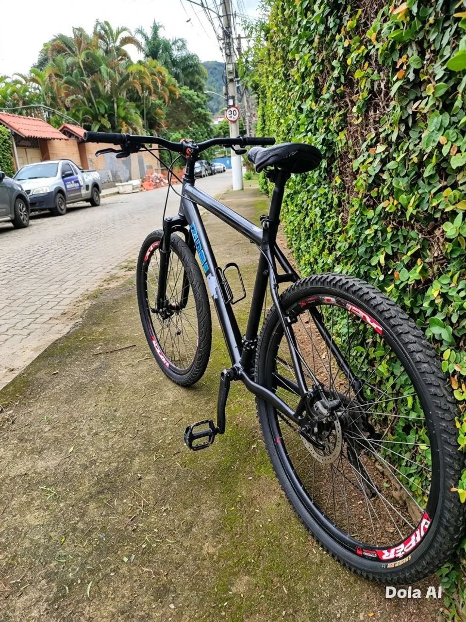 Bicicleta aro 27 de alumínio freios adisco e tal - Foto 3