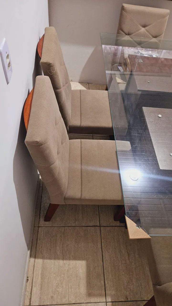 Mesa de vidro 