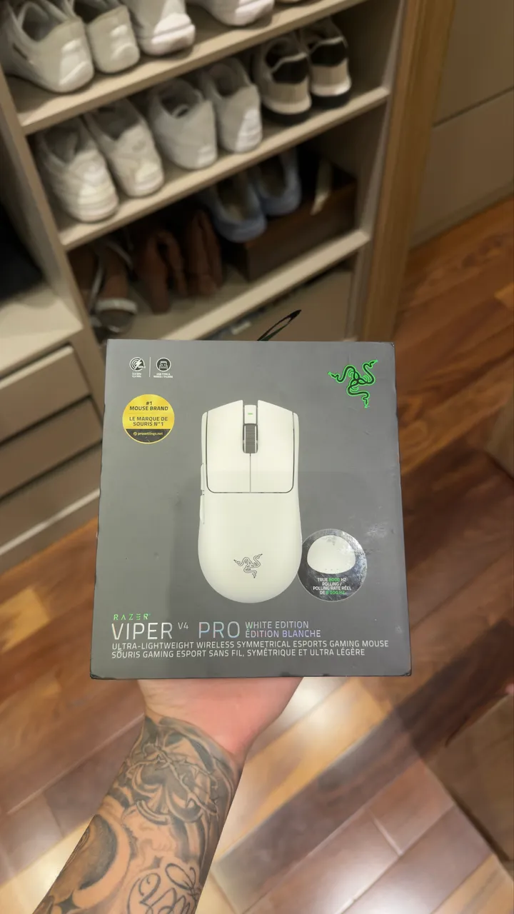 Razer Viper V4 Pro White 8k (LANÇAMENTO) ( NOVO) - Periféricos e