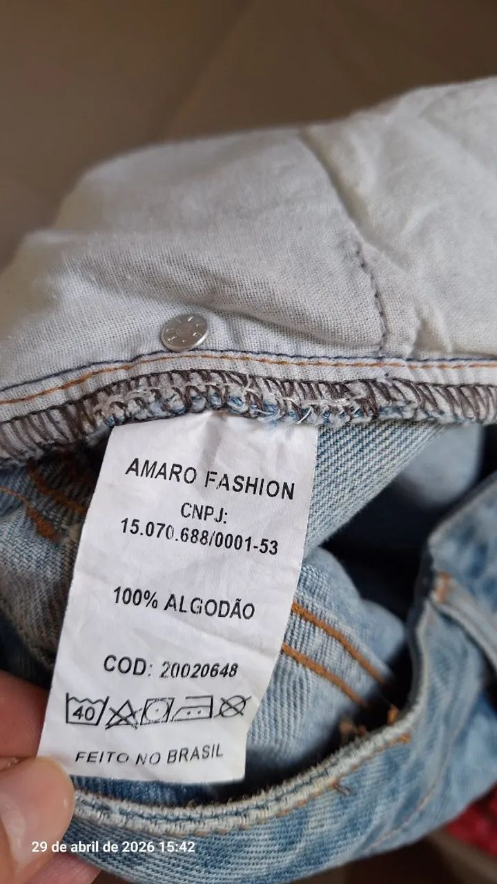 Calça jeans Amaro tam 40 - Foto 3