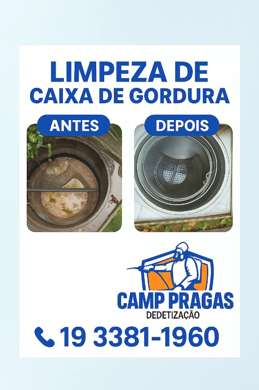 Limpeza de Caixa de Gordura