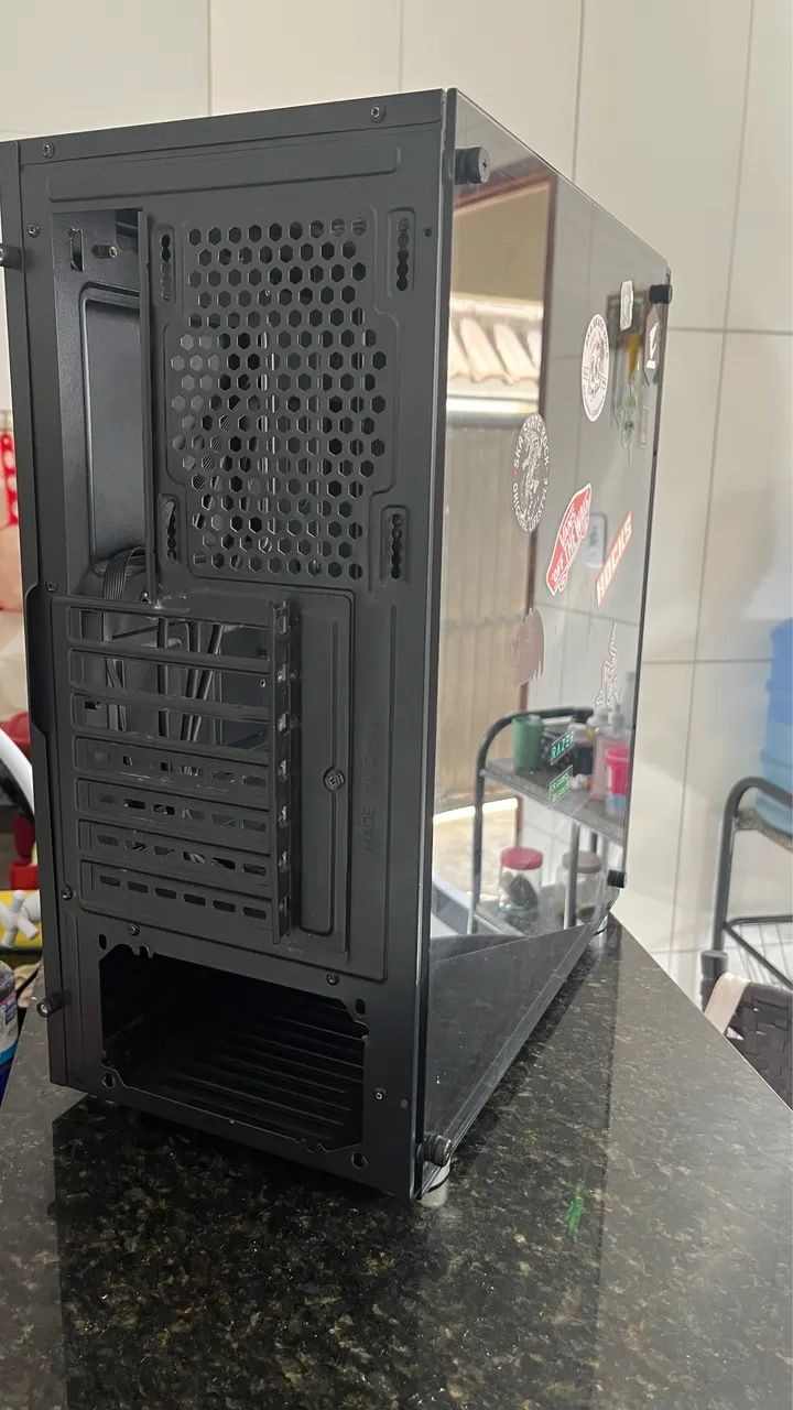 Gabinete pichau Komor LED RBG Lateral em vidro temperado - Foto 6