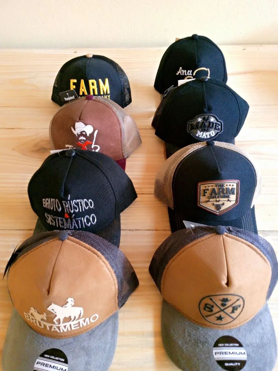 Bonés Quality com logos e cores variadas  - Foto 3