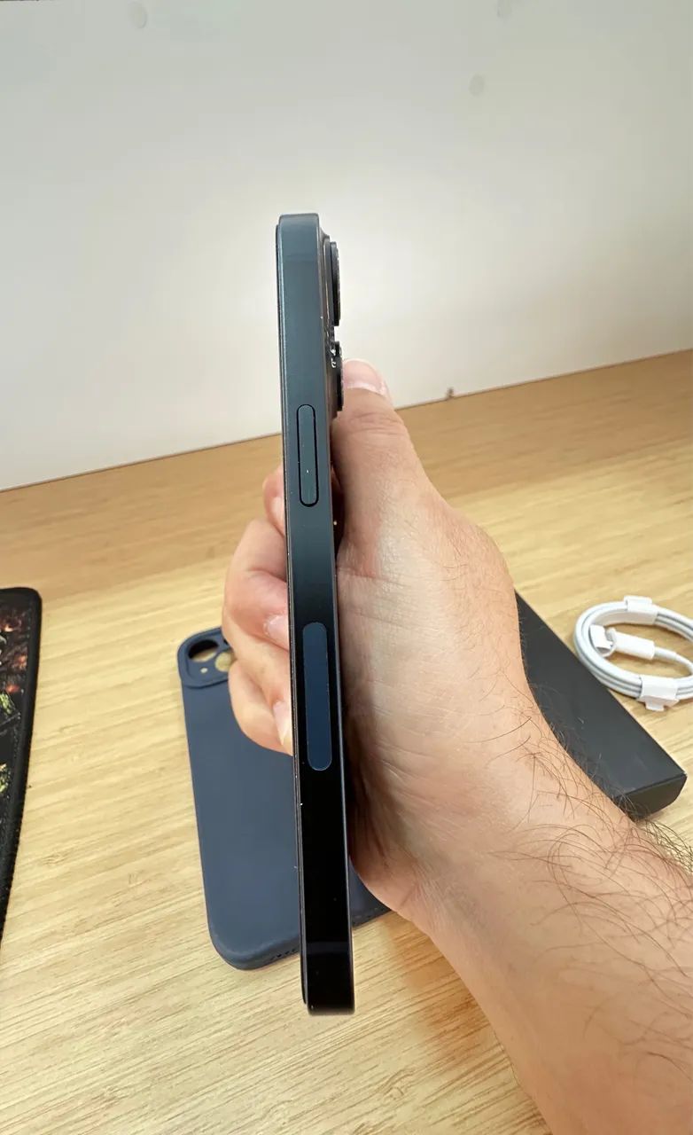 iPhone 14 128GB - Midnight (Preto) - impecável  - Foto 5