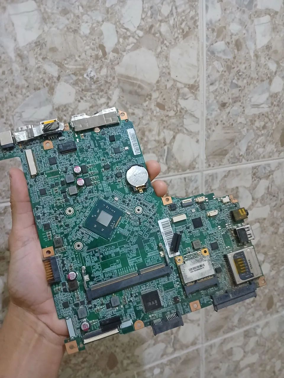 Placa mãe de notebook positivo