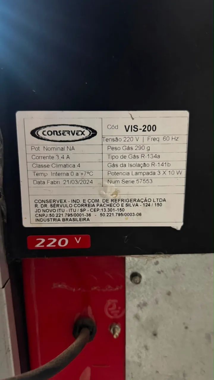 BALCÃO REFRIGERADO CONSERVEX VIS-200 | 2 METROS | 220V - Foto 3