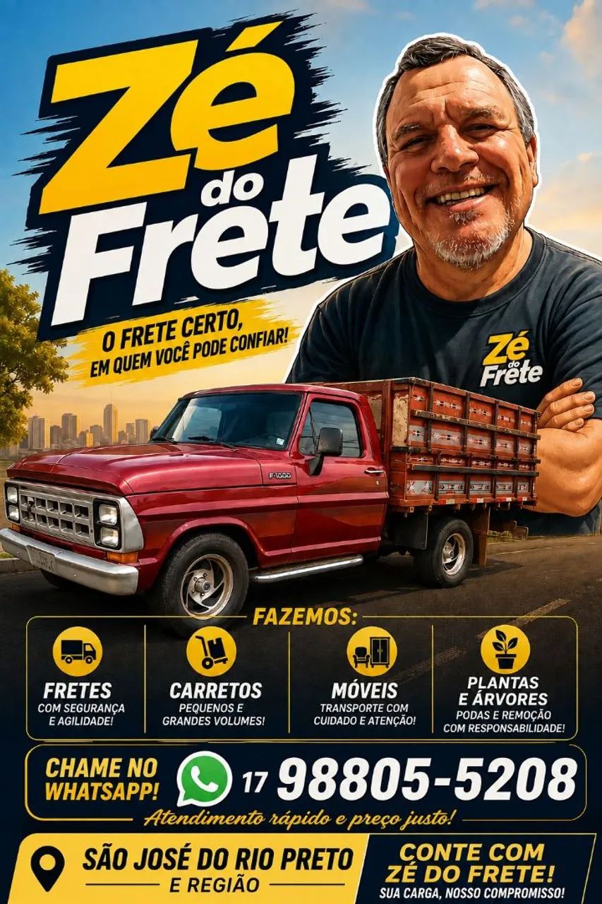 Fretes e Mudanças - Rápido, Seguro e Preço justo