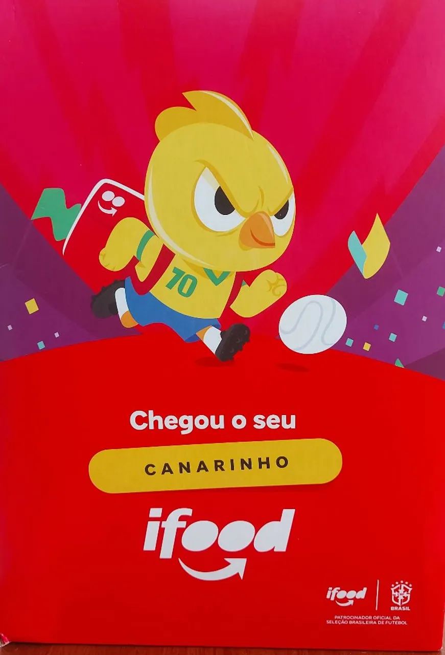 Canarinho IFOOD COPA DE 70 NOVO E LACRADO  - Foto 3