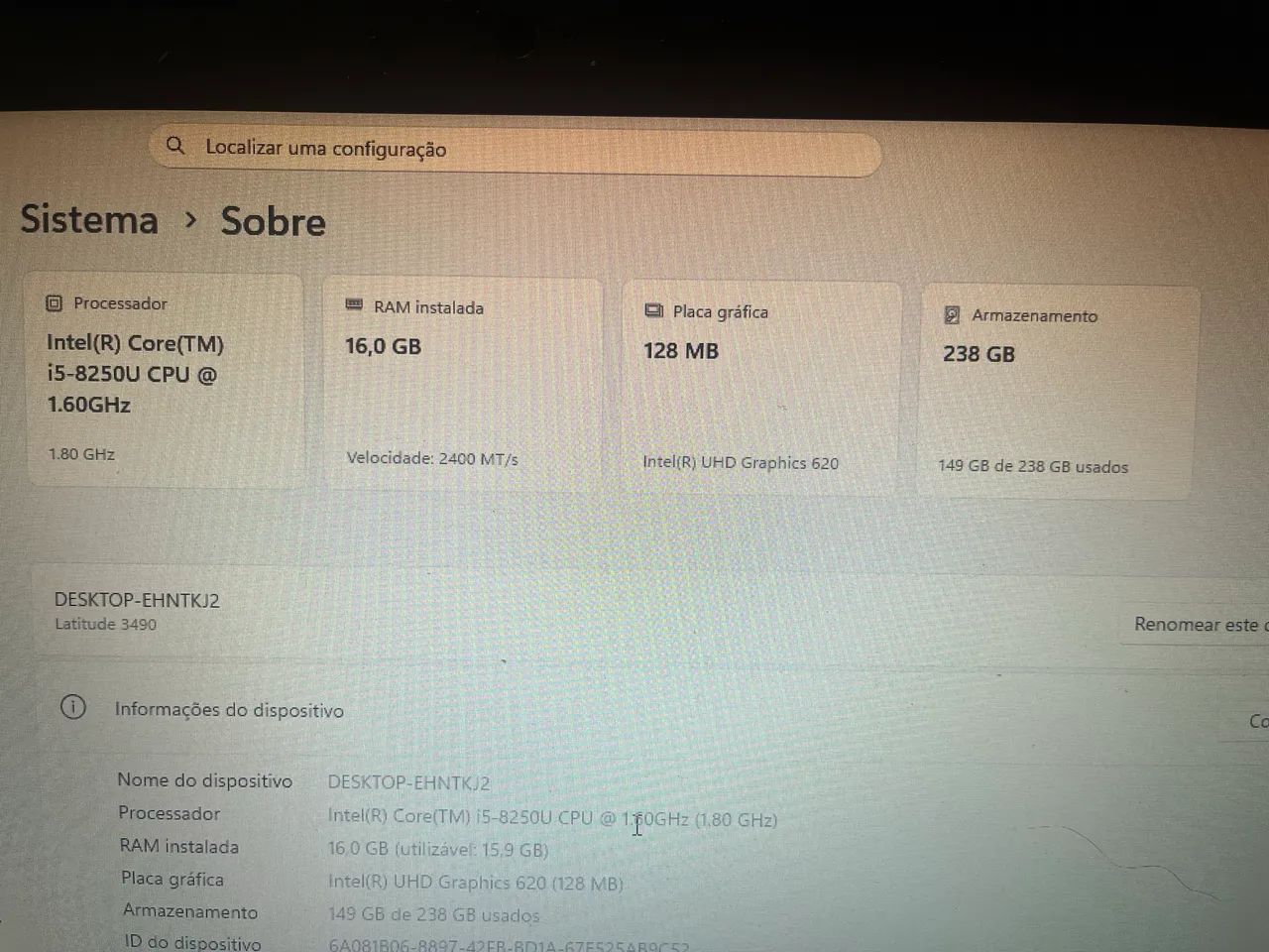 Dell Latidude 3490 c/ Nota - Foto 3