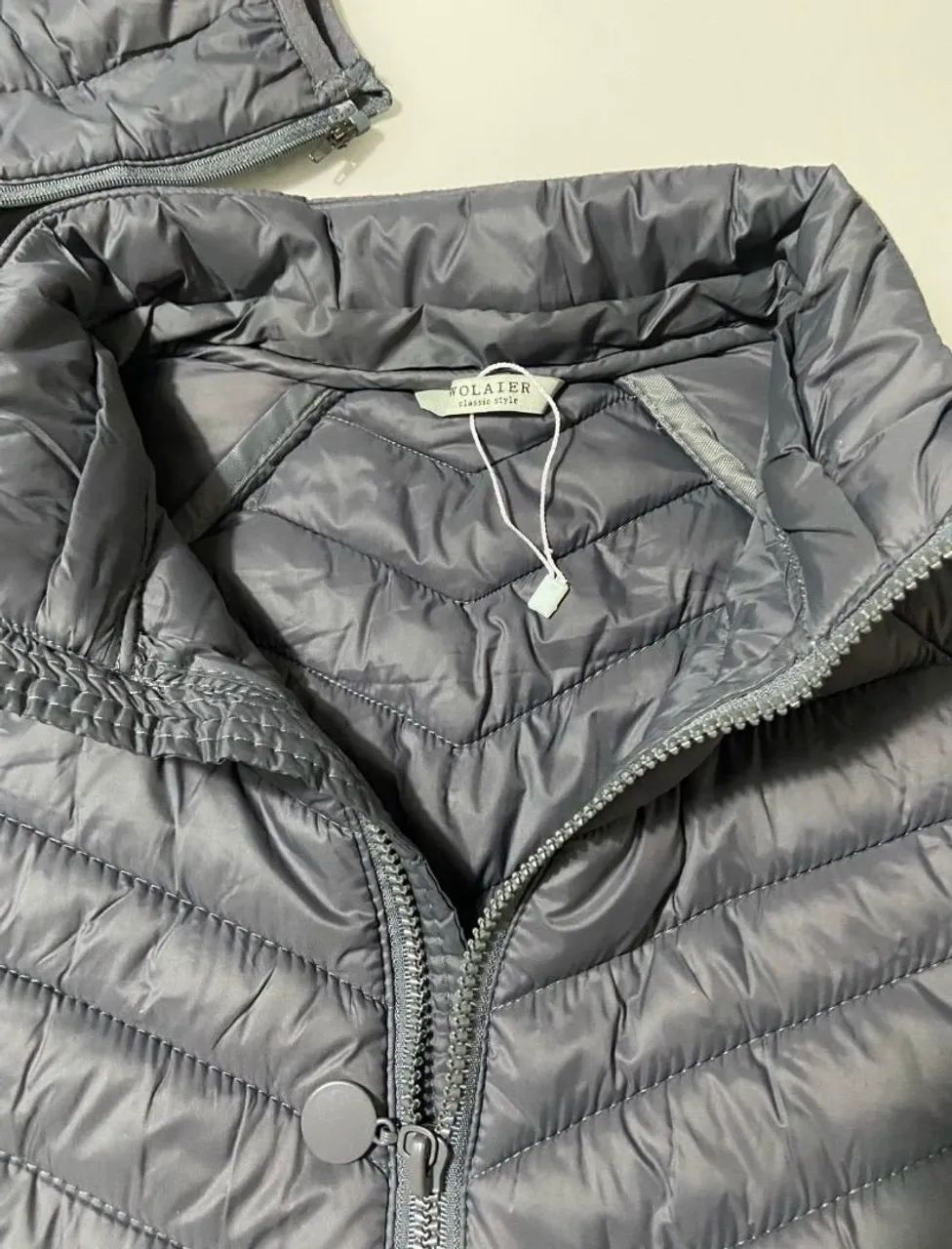 Colete puffer cinza masculino P - Foto 2