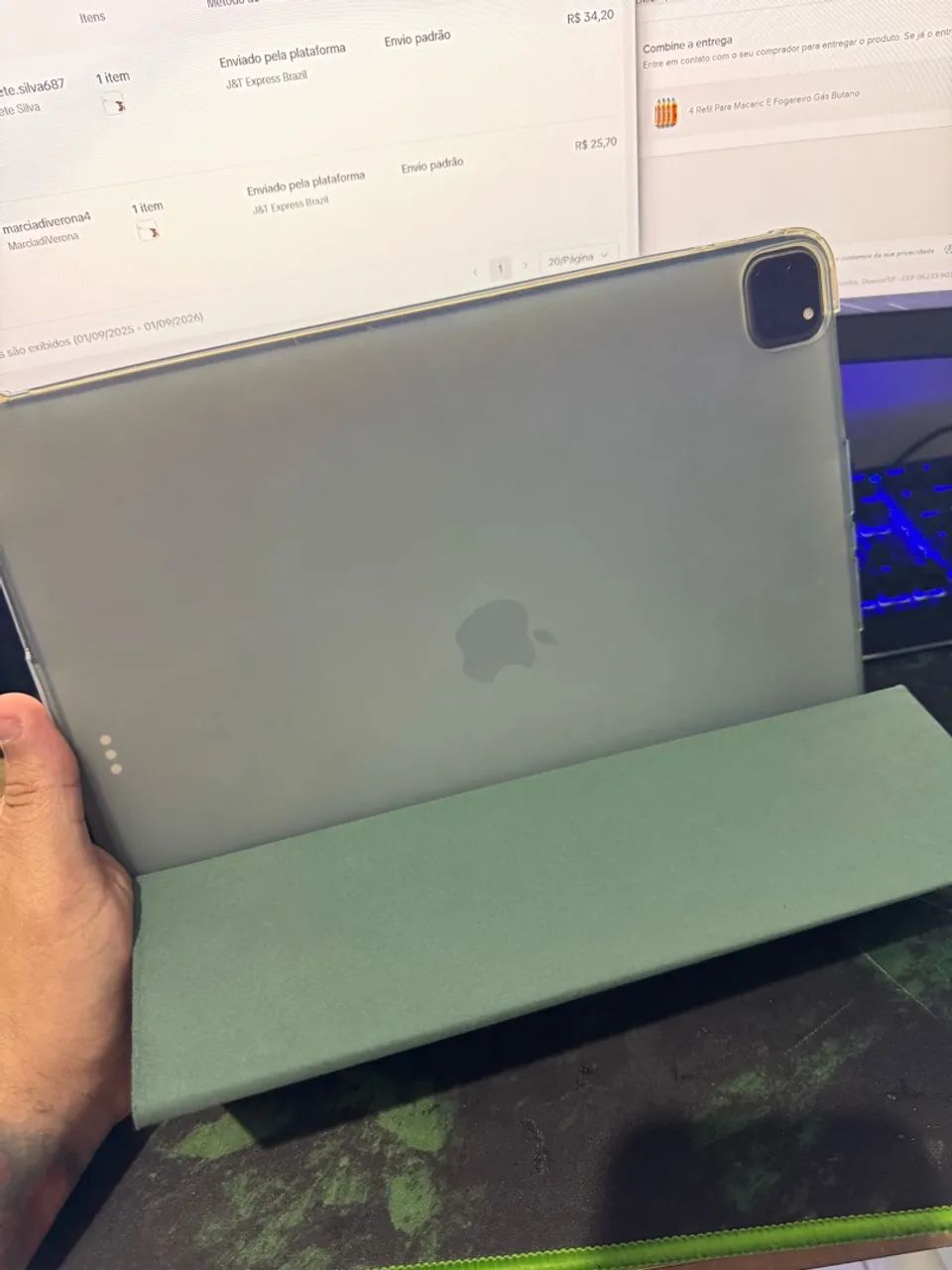 Ipad pro 12,9 polegadas com Apple Pencil 2 geração - Foto 2