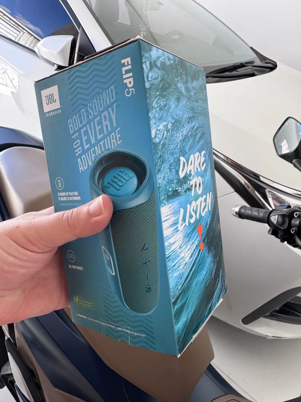 Caixa De Som Jbl Flip 5 Ocean Eco Edition Bluetooth 12 Hrs - Foto 4